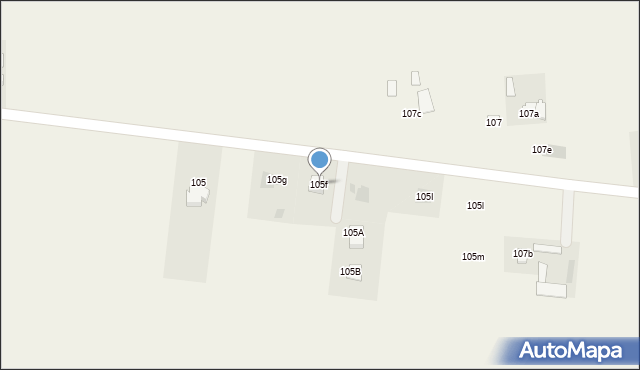 Żabia Wola, Żabia Wola, 105f, mapa Żabia Wola