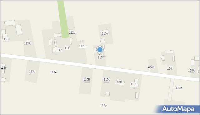 Żabia Wola, Żabia Wola, 110, mapa Żabia Wola