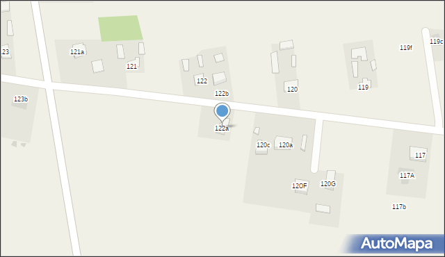 Żabia Wola, Żabia Wola, 122a, mapa Żabia Wola