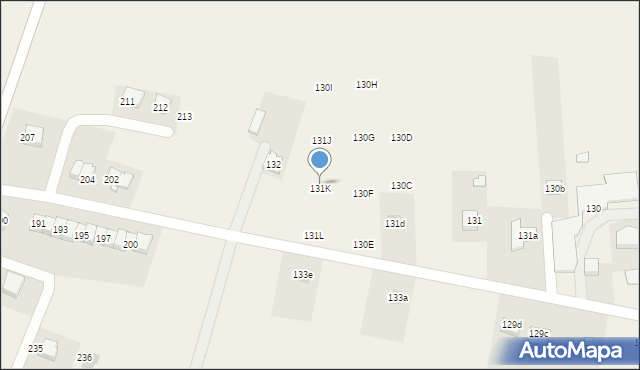 Żabia Wola, Żabia Wola, 131M, mapa Żabia Wola