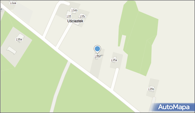Żabia Wola, Żabia Wola, 135d, mapa Żabia Wola