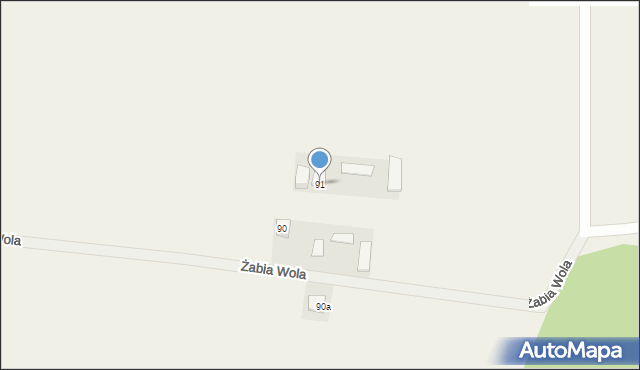 Żabia Wola, Żabia Wola, 91, mapa Żabia Wola