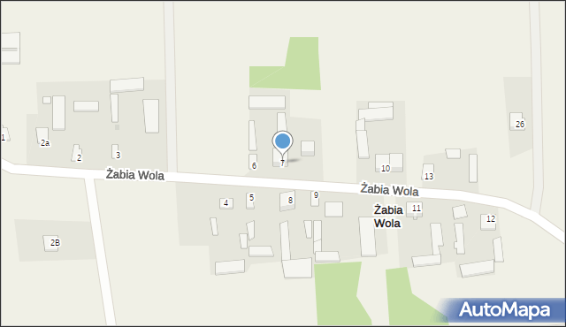 Żabia Wola, Żabia Wola, 7, mapa Żabia Wola