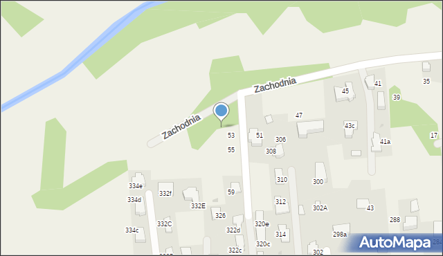 Zabierzów, Zachodnia, 61, mapa Zabierzów