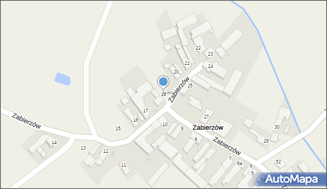 Zabierzów, Zabierzów, 18, mapa Zabierzów