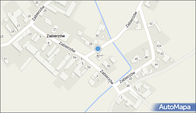 Zabierzów, Zabierzów, 52, mapa Zabierzów