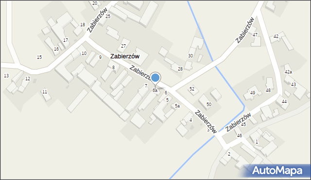 Zabierzów, Zabierzów, 6a, mapa Zabierzów