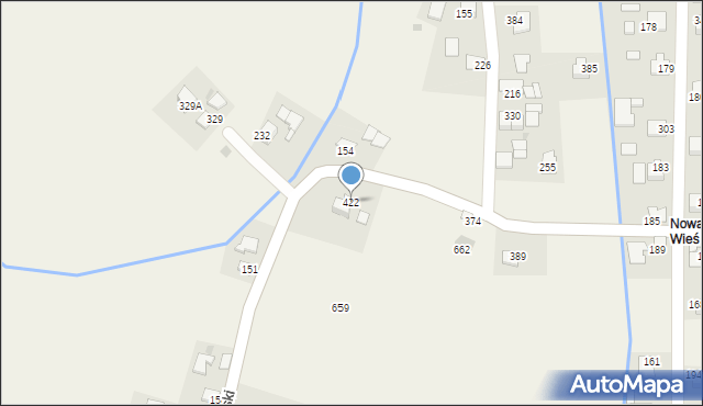 Zabierzów Bocheński, Zabierzów Bocheński, 422, mapa Zabierzów Bocheński