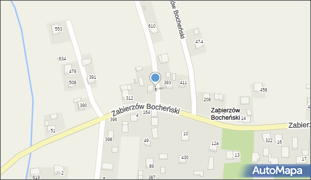 Zabierzów Bocheński, Zabierzów Bocheński, 6, mapa Zabierzów Bocheński
