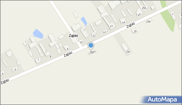 Ząbki, Ząbki, 10a, mapa Ząbki