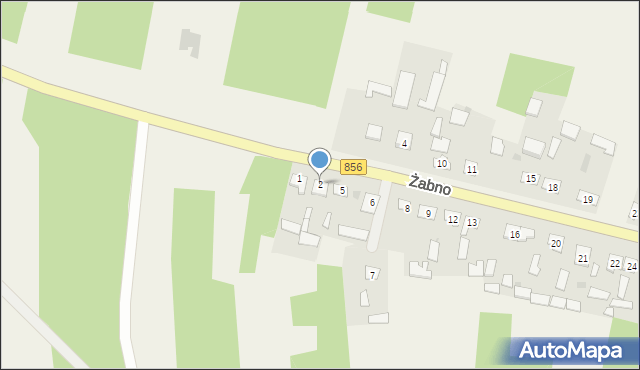 Żabno, Żabno, 2, mapa Żabno