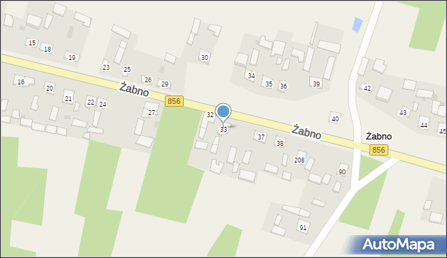 Żabno, Żabno, 33, mapa Żabno