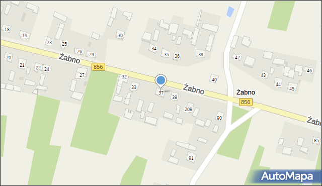 Żabno, Żabno, 37, mapa Żabno