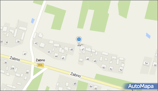 Żabno, Żabno, 46a, mapa Żabno