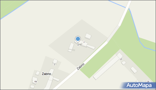 Żabno, Żabno, 2, mapa Żabno