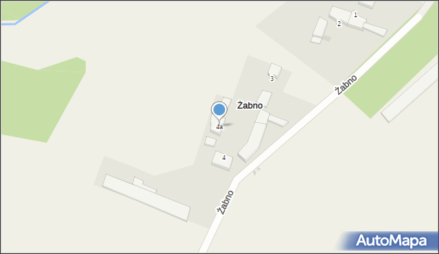 Żabno, Żabno, 4a, mapa Żabno