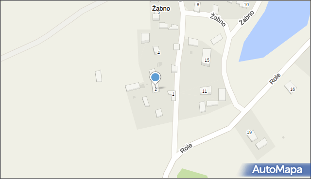 Żabno, Żabno, 2, mapa Żabno