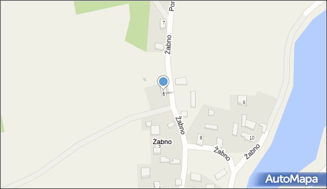 Żabno, Żabno, 6, mapa Żabno