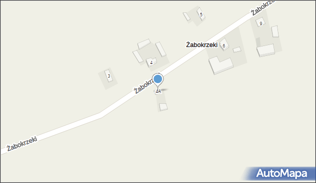 Żabokrzeki, Żabokrzeki, 4A, mapa Żabokrzeki