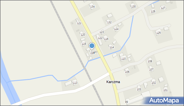 Zaborów, Zaborów, 118, mapa Zaborów