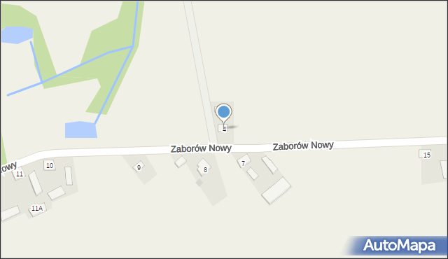 Zaborów Nowy, Zaborów Nowy, 4, mapa Zaborów Nowy