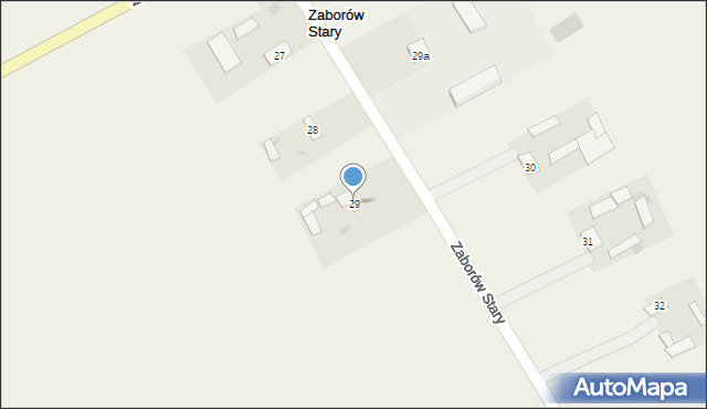 Zaborów Stary, Zaborów Stary, 29, mapa Zaborów Stary