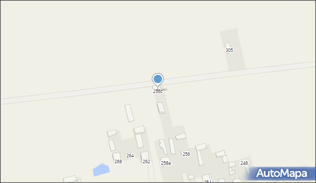 Zaborowice, Zaborowice, 256c, mapa Zaborowice
