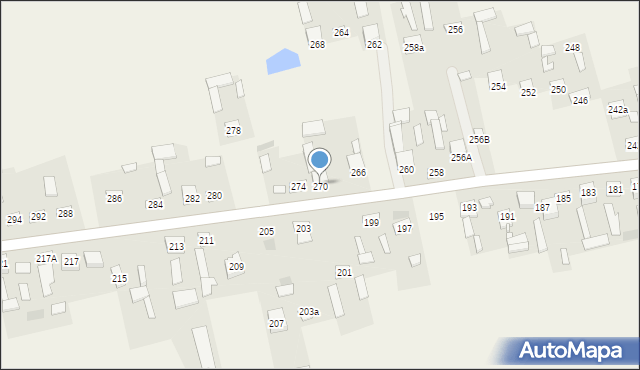 Zaborowice, Zaborowice, 270, mapa Zaborowice