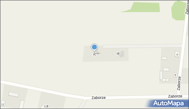 Zaborze, Zaborze, 4C, mapa Zaborze