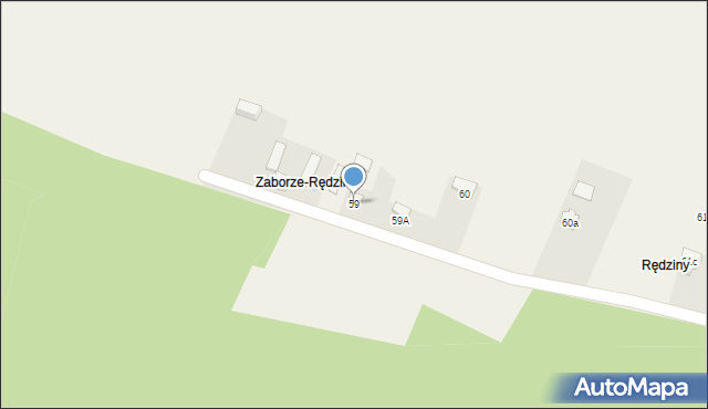 Zaborze, Zaborze, 59, mapa Zaborze