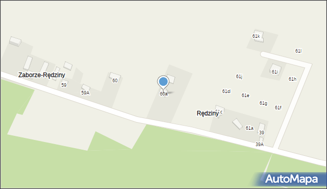 Zaborze, Zaborze, 60a, mapa Zaborze