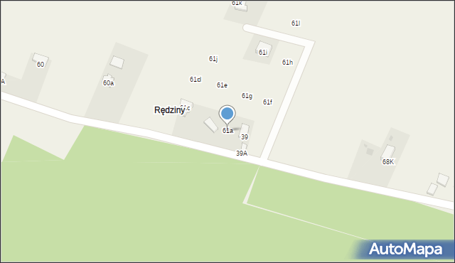 Zaborze, Zaborze, 61a, mapa Zaborze