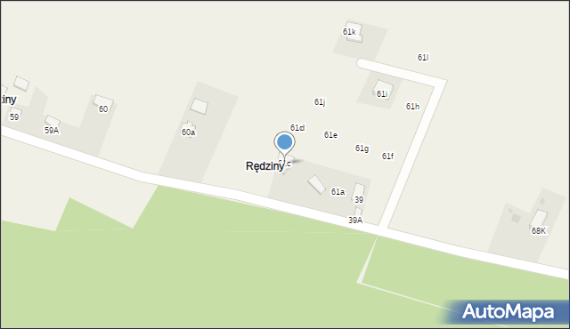 Zaborze, Zaborze, 61c, mapa Zaborze