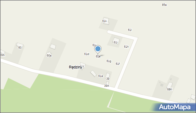 Zaborze, Zaborze, 61e, mapa Zaborze