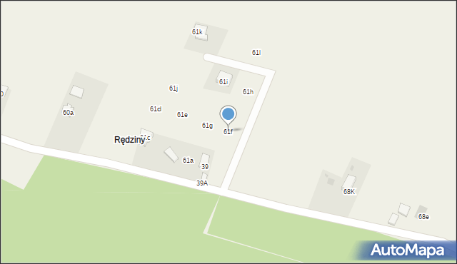 Zaborze, Zaborze, 61f, mapa Zaborze