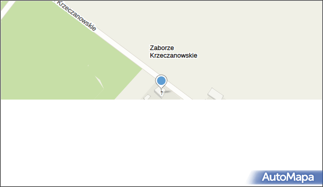 Zaborze Krzeczanowskie, Zaborze Krzeczanowskie, 7, mapa Zaborze Krzeczanowskie