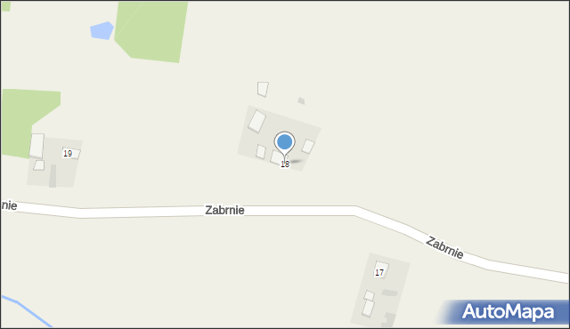 Zabrnie, Zabrnie, 18, mapa Zabrnie