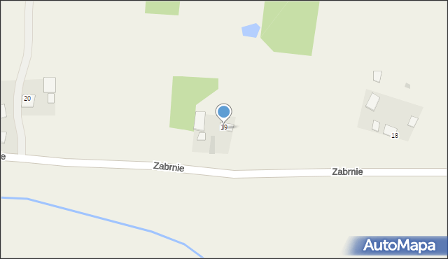 Zabrnie, Zabrnie, 19, mapa Zabrnie