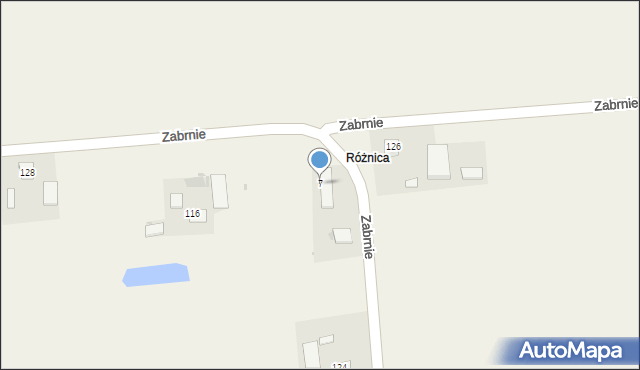 Zabrnie, Zabrnie, 7, mapa Zabrnie