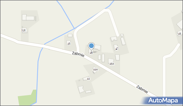 Zabrnie, Zabrnie, 46, mapa Zabrnie