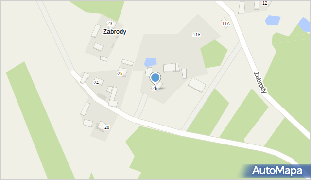 Zabrody, Zabrody, 27, mapa Zabrody