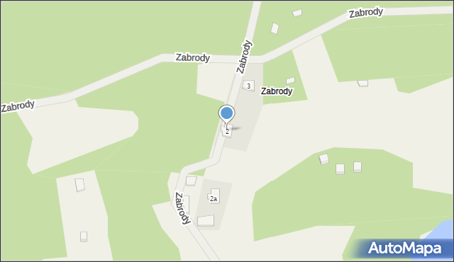 Zabrody, Zabrody, 2, mapa Zabrody