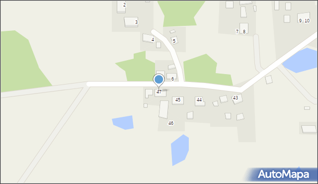 Ząbrowiec, Ząbrowiec, 47, mapa Ząbrowiec