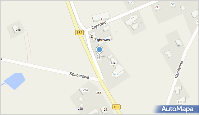 Ząbrowo, Ząbrowo, 24, mapa Ząbrowo