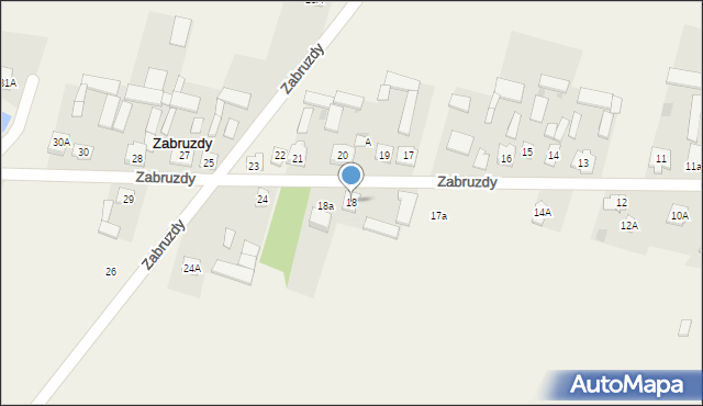 Zabruzdy, Zabruzdy, 18, mapa Zabruzdy