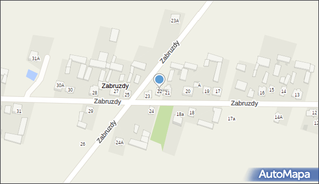 Zabruzdy, Zabruzdy, 22, mapa Zabruzdy