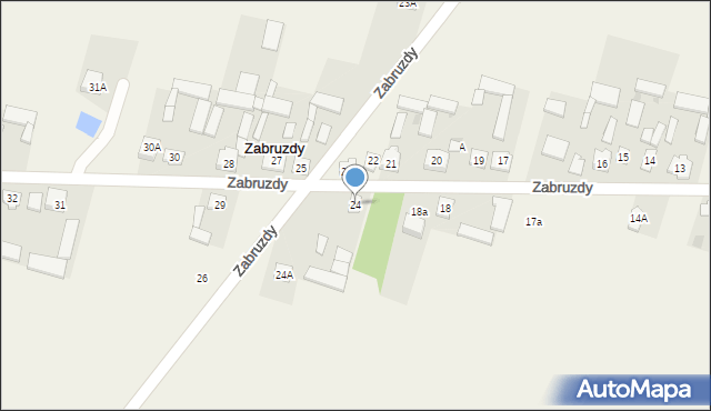 Zabruzdy, Zabruzdy, 24, mapa Zabruzdy