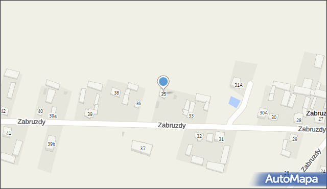 Zabruzdy, Zabruzdy, 35, mapa Zabruzdy