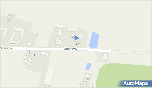 Zabruzdy, Zabruzdy, 4, mapa Zabruzdy