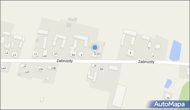 Zabruzdy, Zabruzdy, 7, mapa Zabruzdy